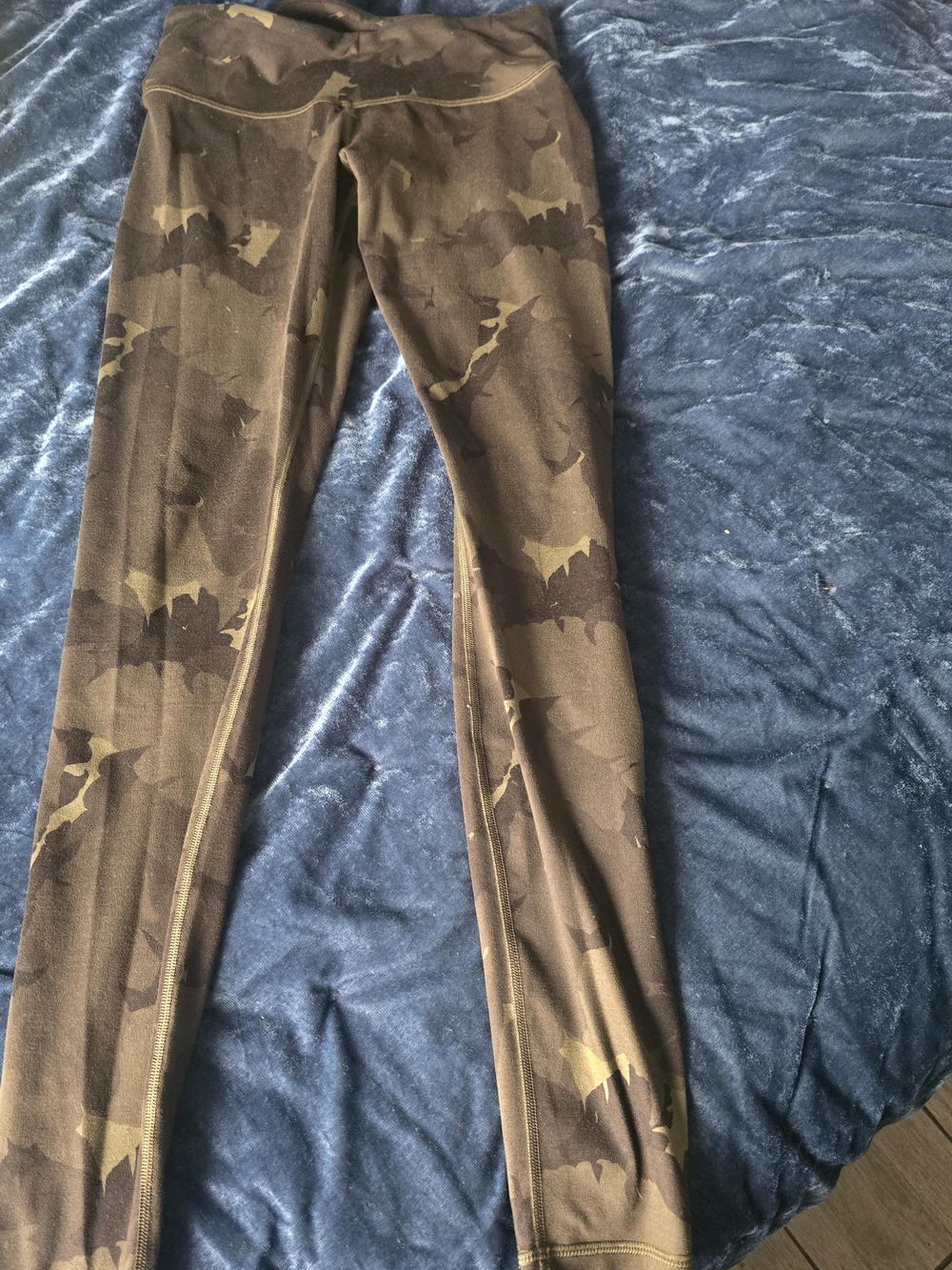 Kids Camo Active Leggings - Brown